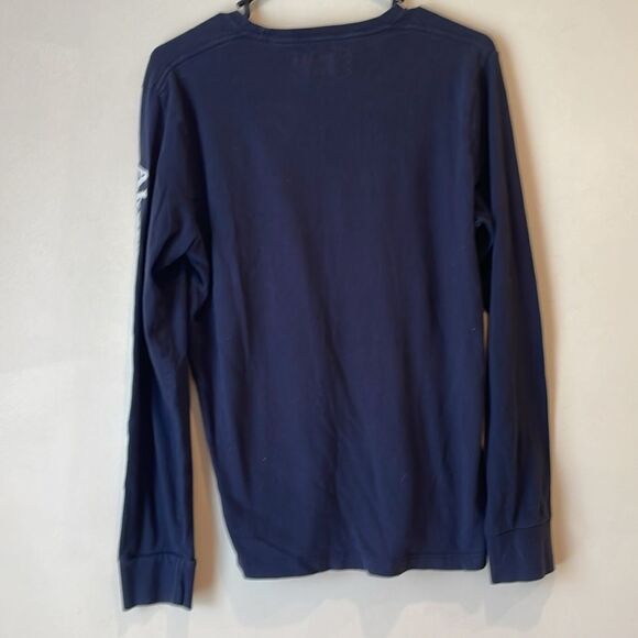 Abercrombie & Fitch Long Sleeve Blue T-Shirt Size Small - Picture 4 of 4
